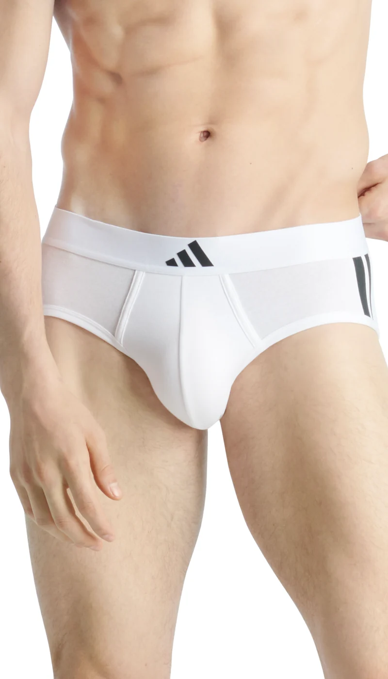 Slip 2er-Pack Schwarz/Weiss - ADIDAS