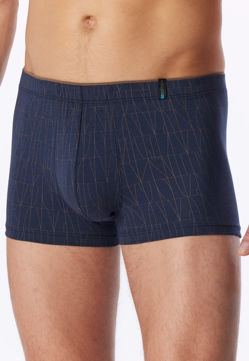 Shorts Dunkelblau gemustert - Long Life Soft