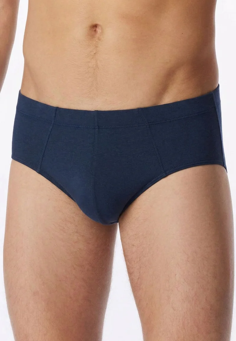 Slip 3er-Pack Blau/Dunkelblau gestreift - 95/5