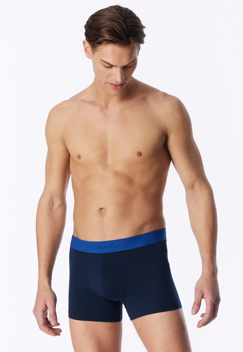Enge Boxershorts 3er-Pack Dunkelblau - 95/5