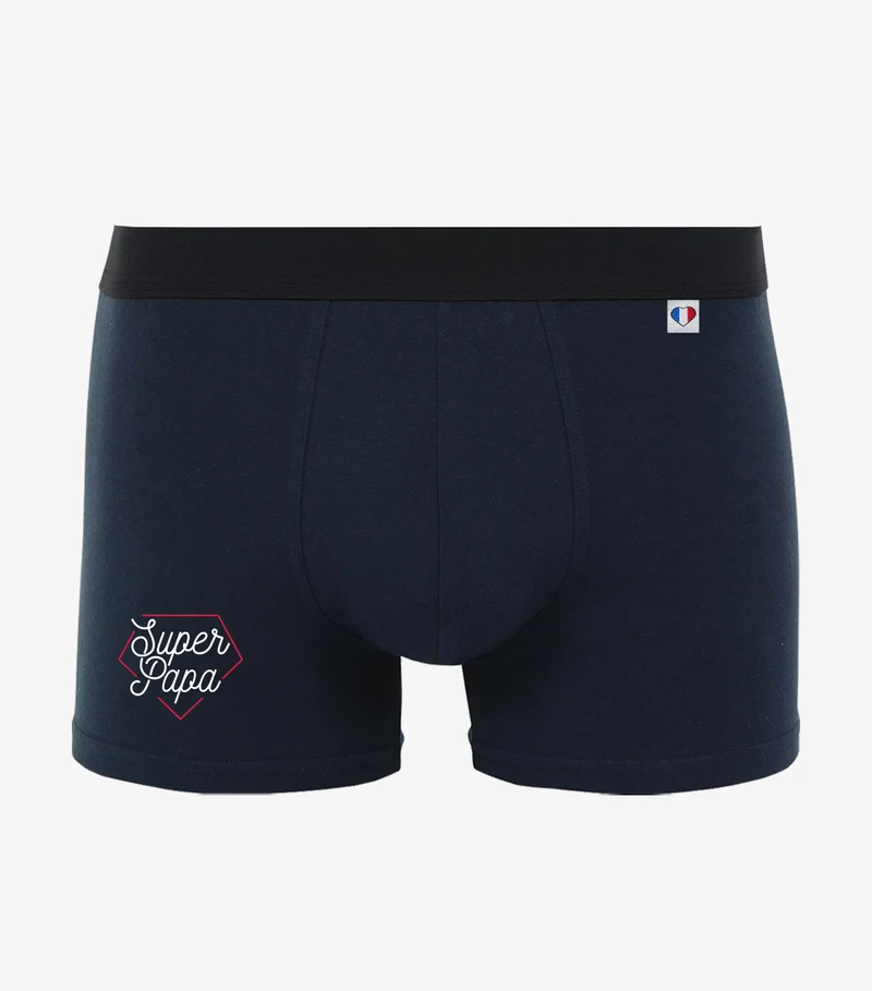 Boxer Homme Marine - Super Papa