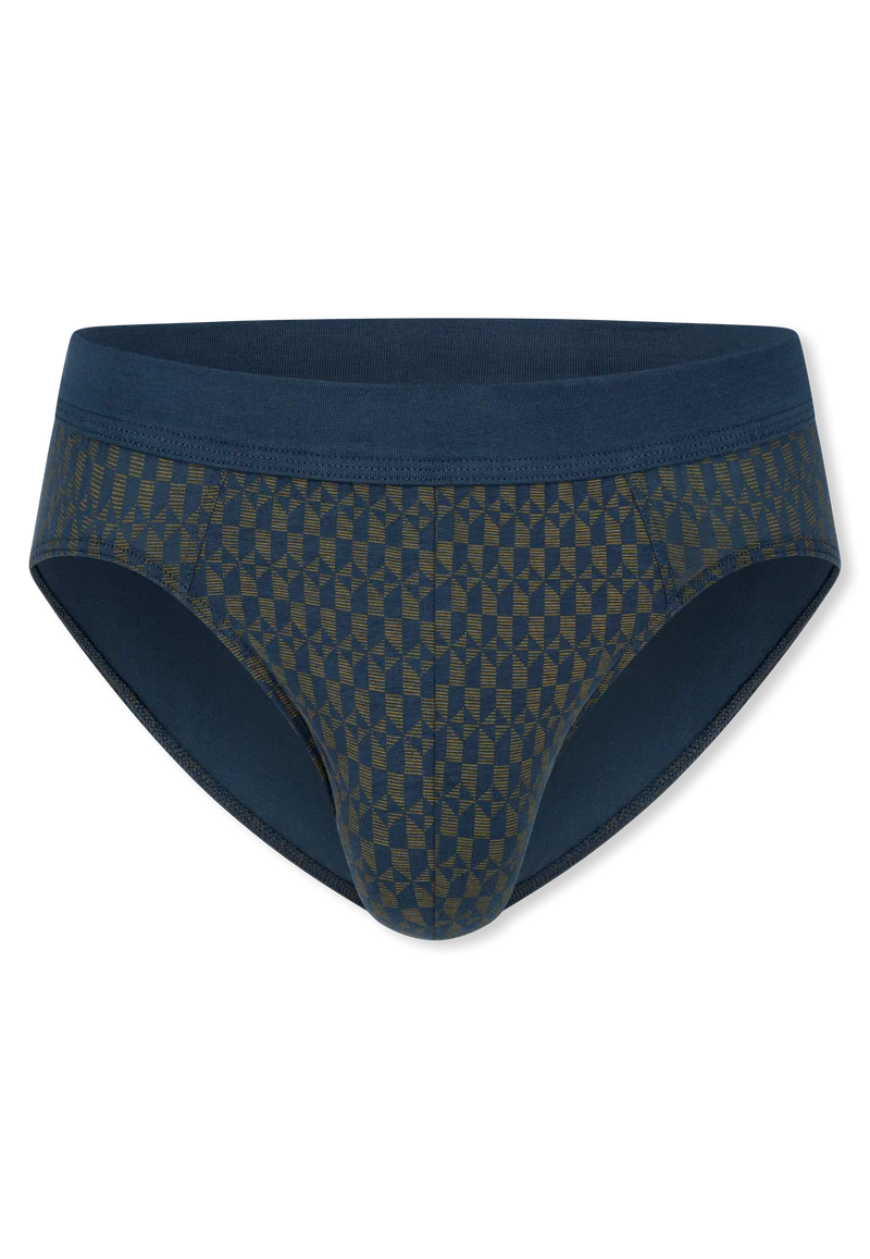 Slip Blau gemustert - 95/5