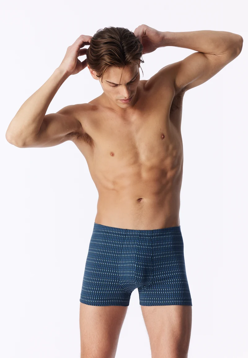 Enge Boxershorts Blau gemustert - 95/5