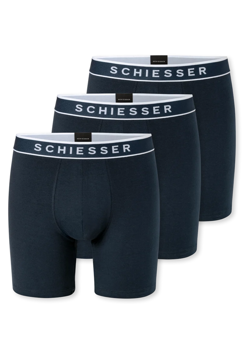 Enge Boxershorts 3er-Pack Dunkelblau - 95/5