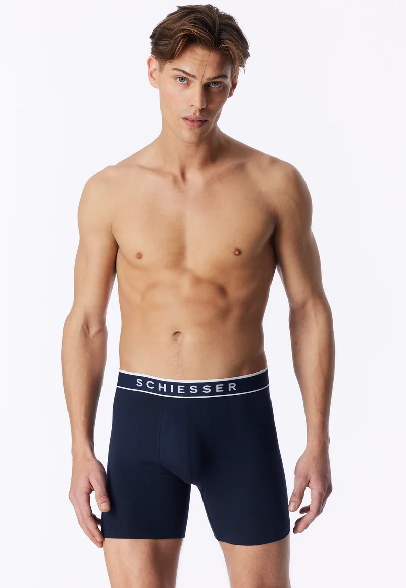 Enge Boxershorts 3er-Pack Dunkelblau - 95/5