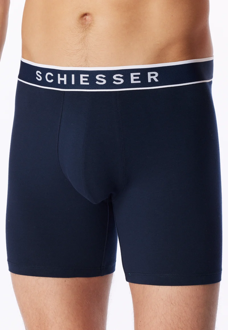 Enge Boxershorts 3er-Pack Dunkelblau - 95/5
