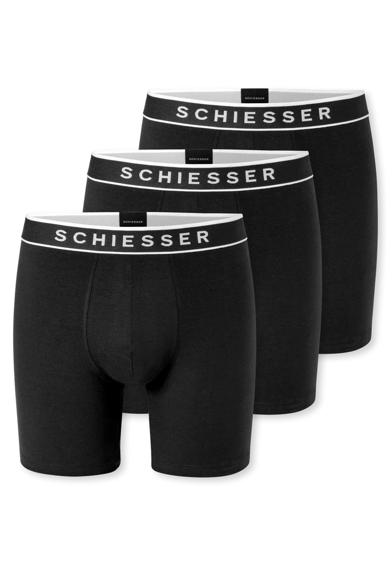 Enge Boxershorts 3er-Pack Schwarz - 95/5