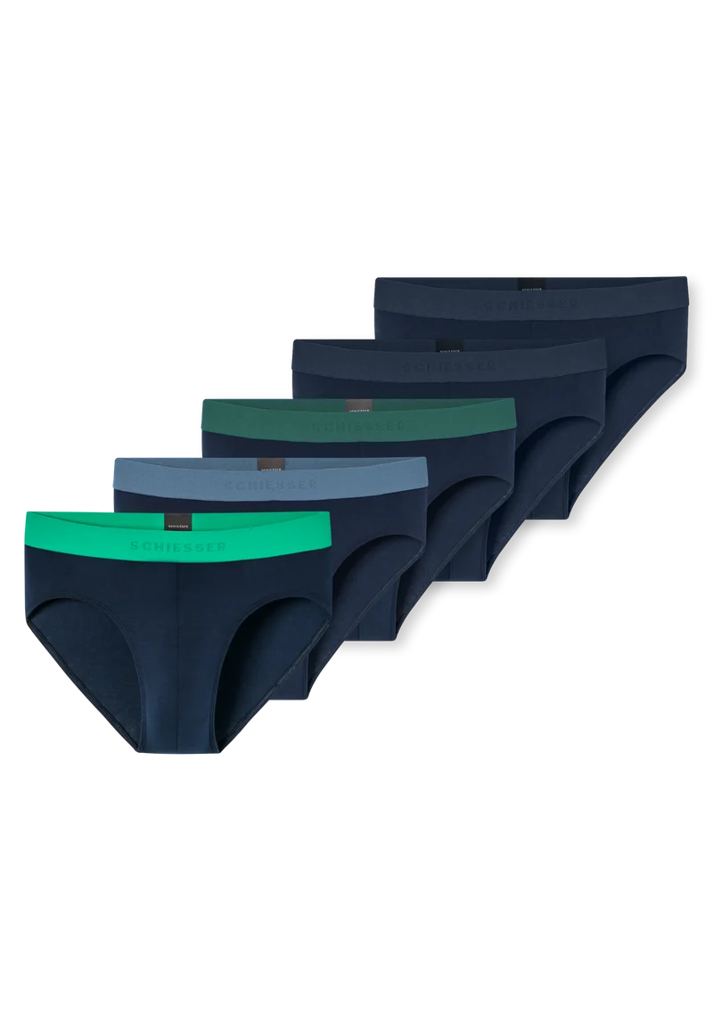 Slip 5er-Pack Blau - 95/5