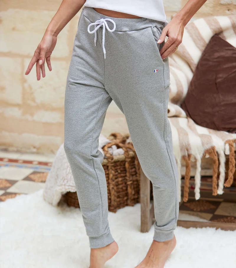 Jogging Femme Gris Chiné - Iconique