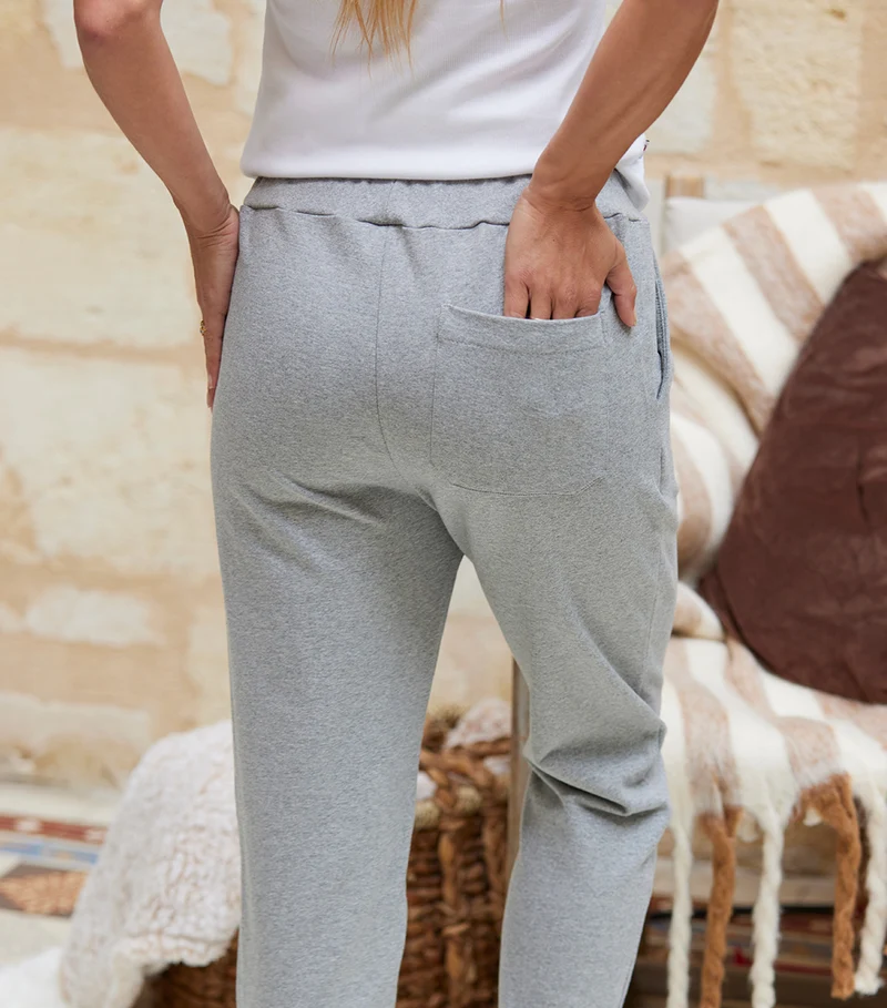 Jogging Femme Gris Chiné - Iconique