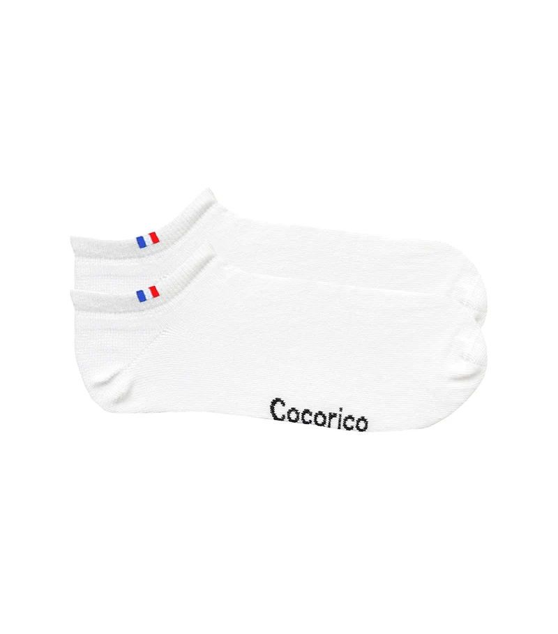 Chaussettes Femme Blanc x2 - Pack Invisible
