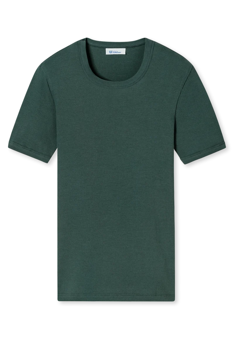 T-Shirt Doppelripp Grün - Revival Friedrich