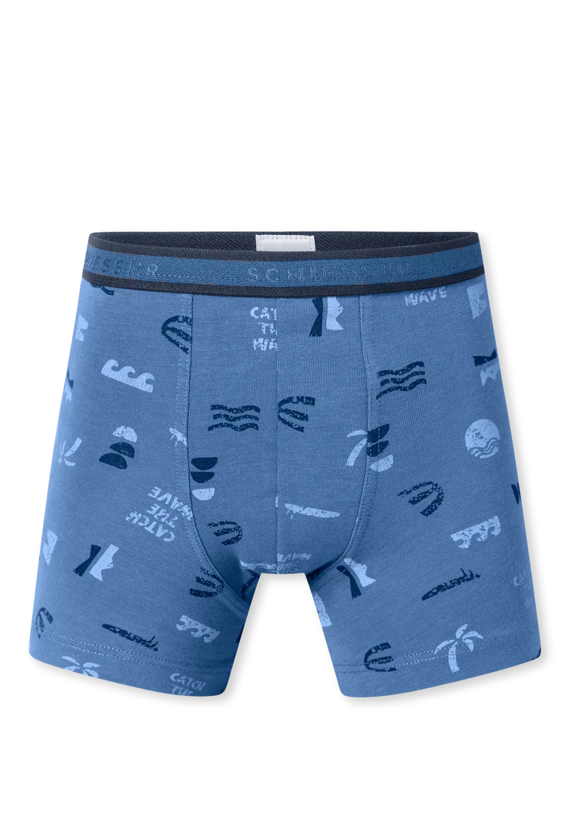 Shorts 3er-Pack Blau gemustert - 95/5
