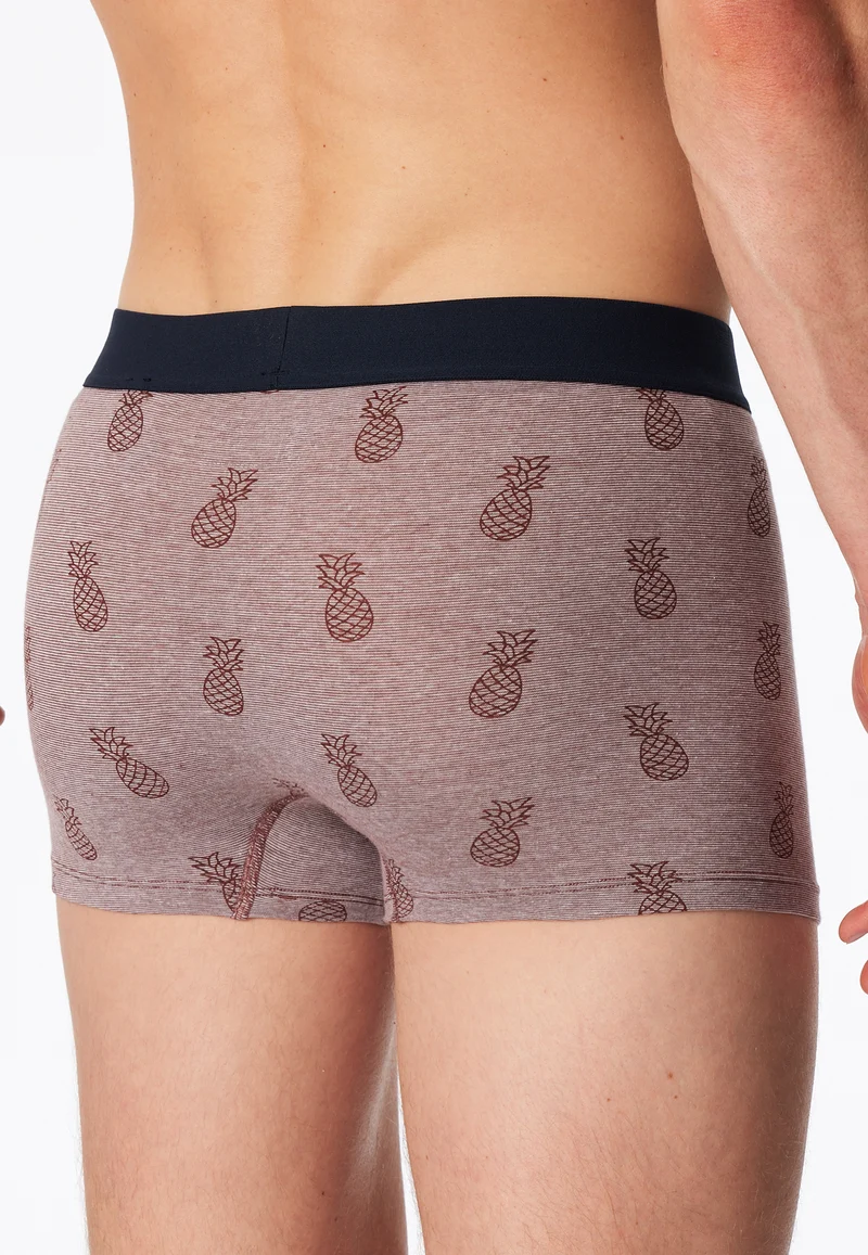 Enge Boxershorts 3er-Pack Bordeaux/Dunkelblau gemustert - 95/5