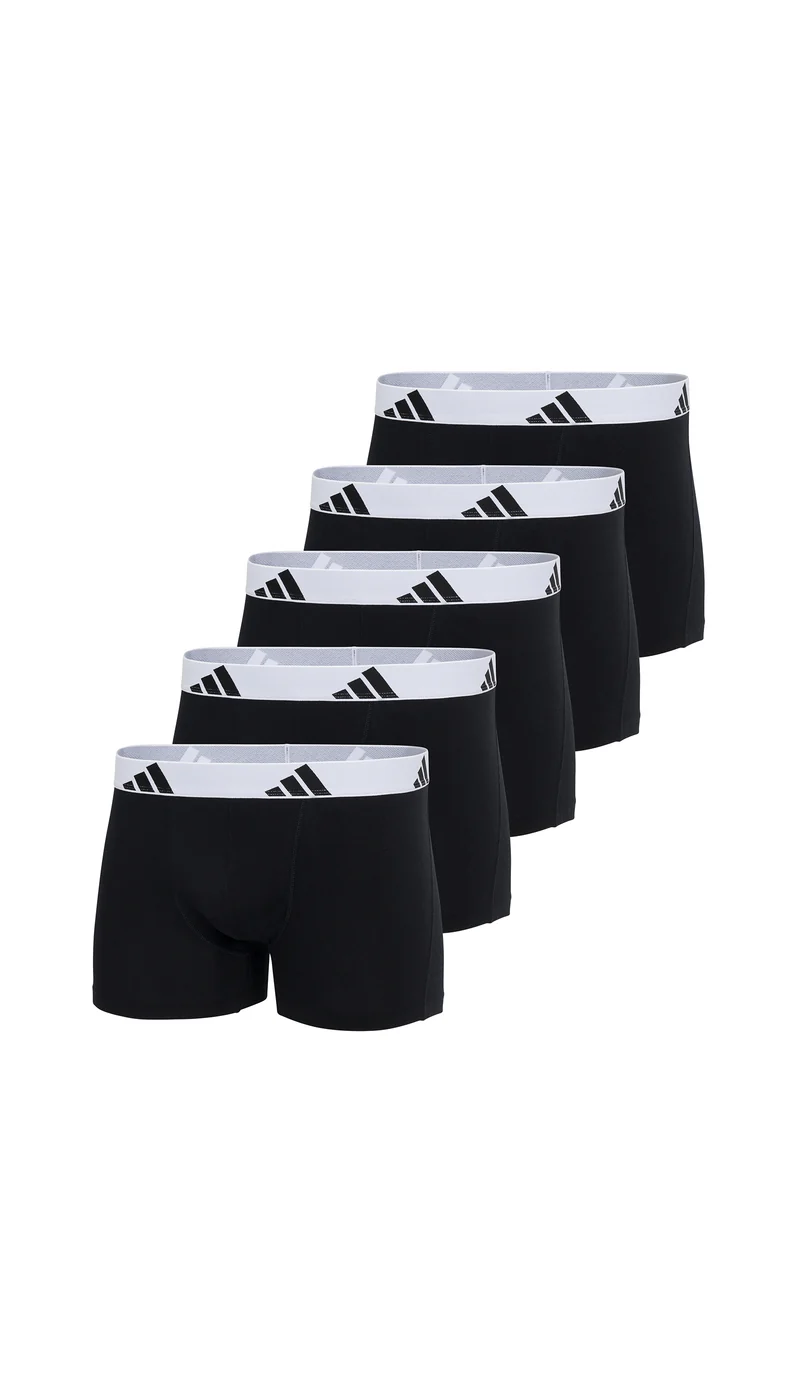 Enge Boxershorts 5er-Pack Schwarz/Weiss - ADIDAS