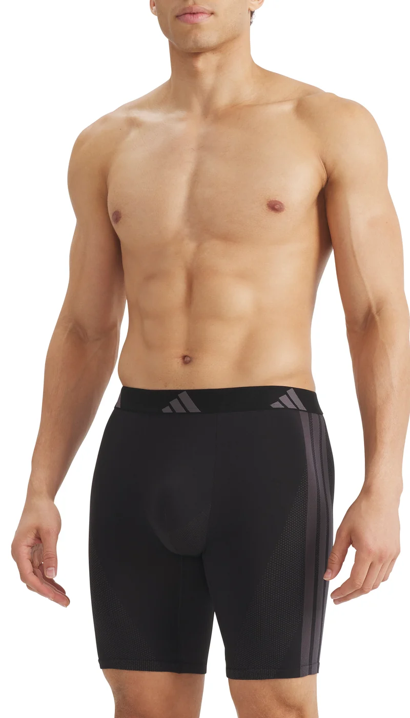 Enge Boxershorts 2er-Pack Schwarz/Lila - ADIDAS