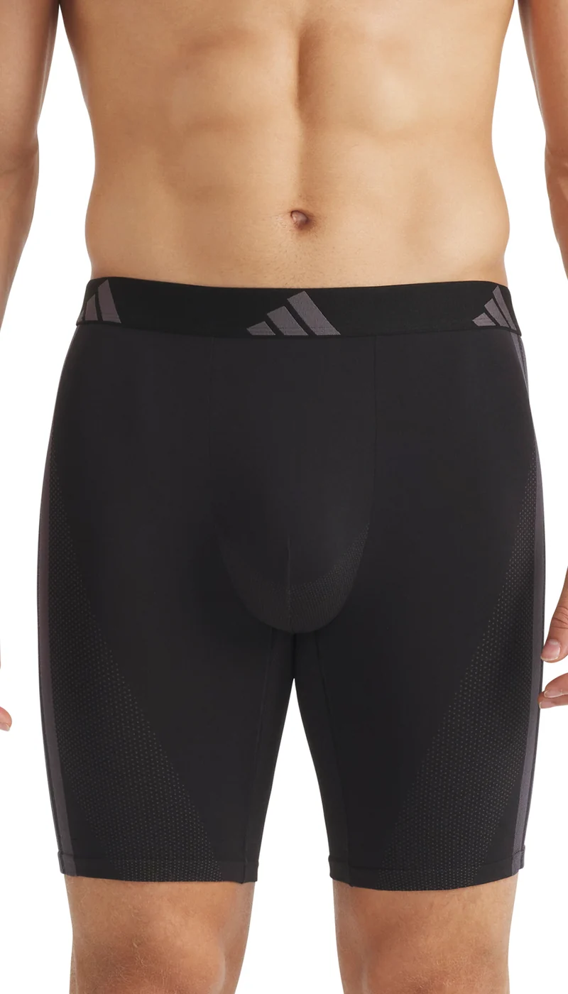 Enge Boxershorts 2er-Pack Schwarz/Lila - ADIDAS