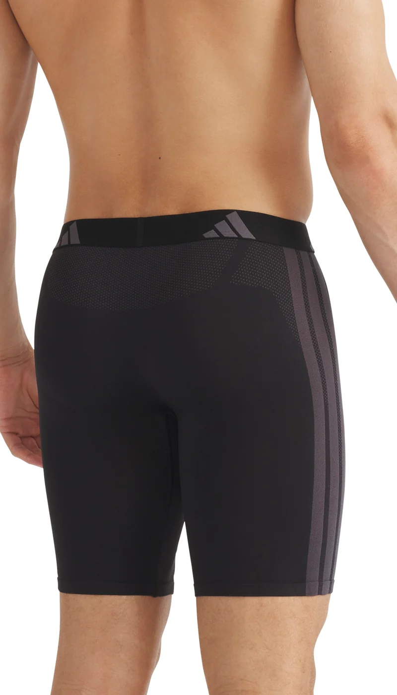 Enge Boxershorts 2er-Pack Schwarz/Lila - ADIDAS