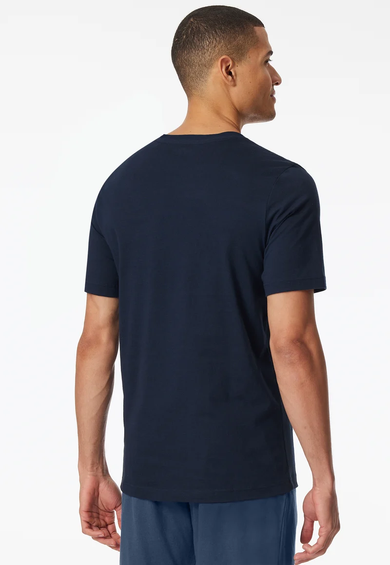 T-Shirt Dunkelblau - Mix+Relax