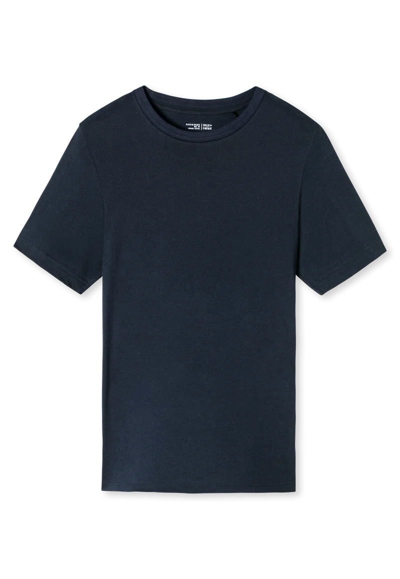 T-Shirt Dunkelblau - Mix+Relax