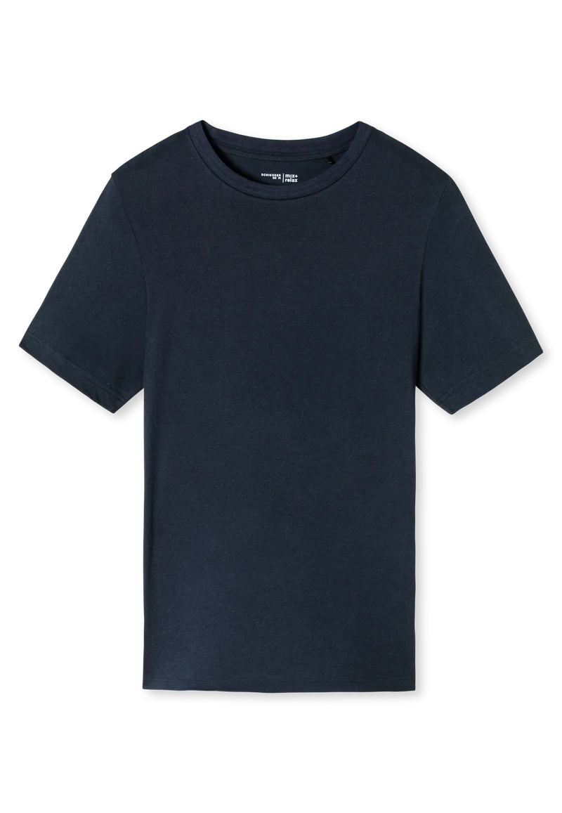 T-Shirt Dunkelblau - Mix+Relax