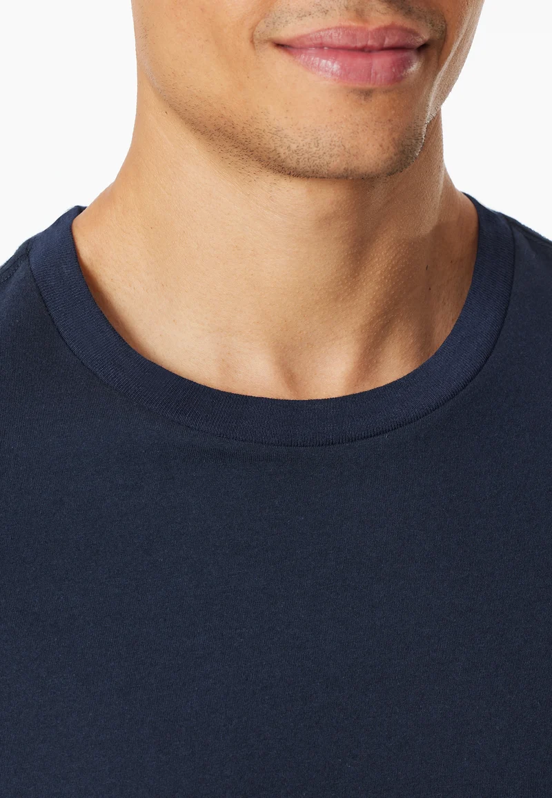 T-Shirt Dunkelblau - Mix+Relax