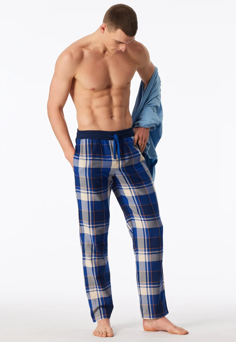 Hose Blau/Weiss kariert - Mix+Relax
