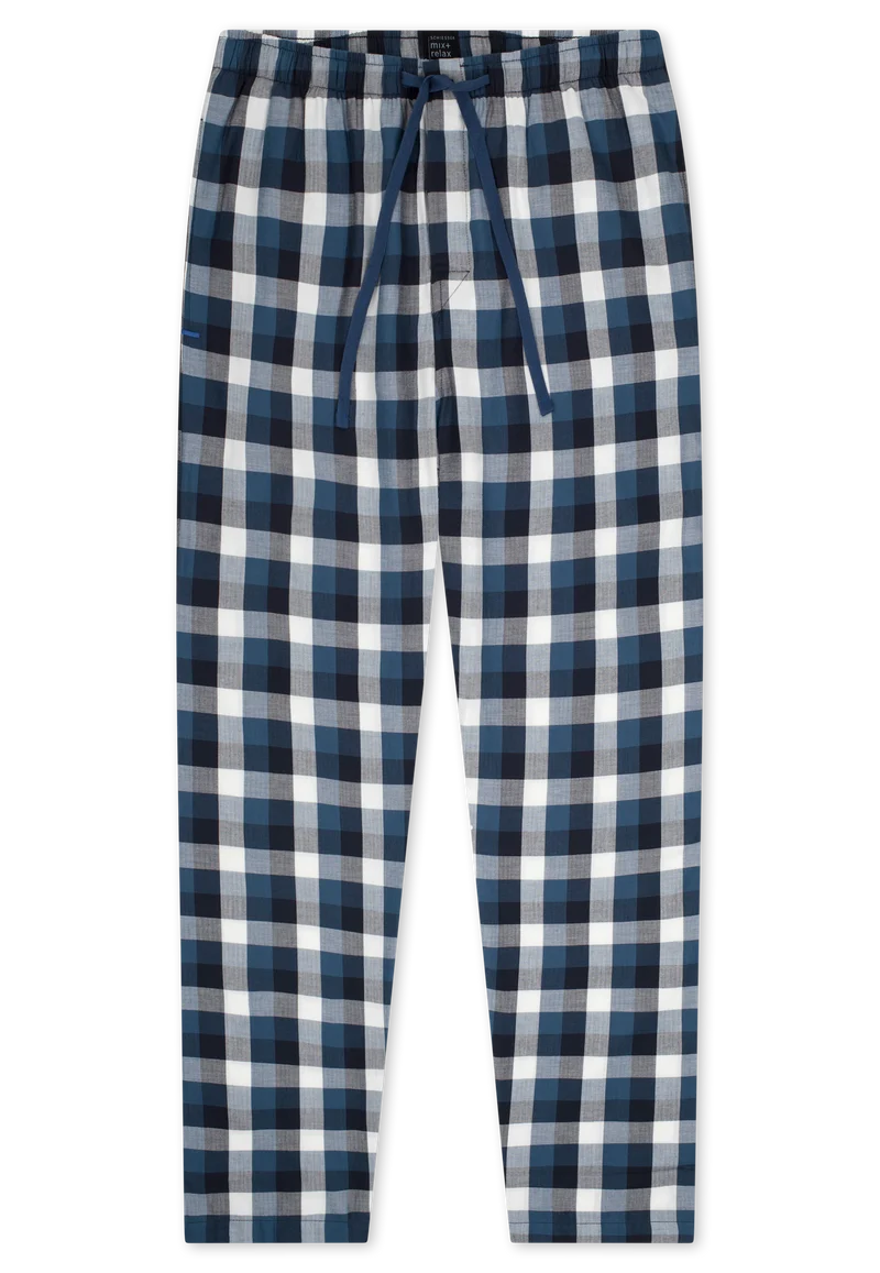 Hose Blau/Weiss kariert - Mix+Relax