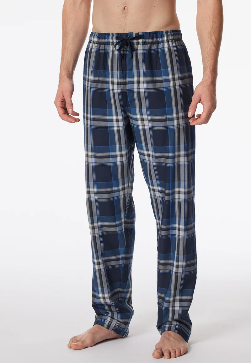Hose Blau kariert - Mix+Relax