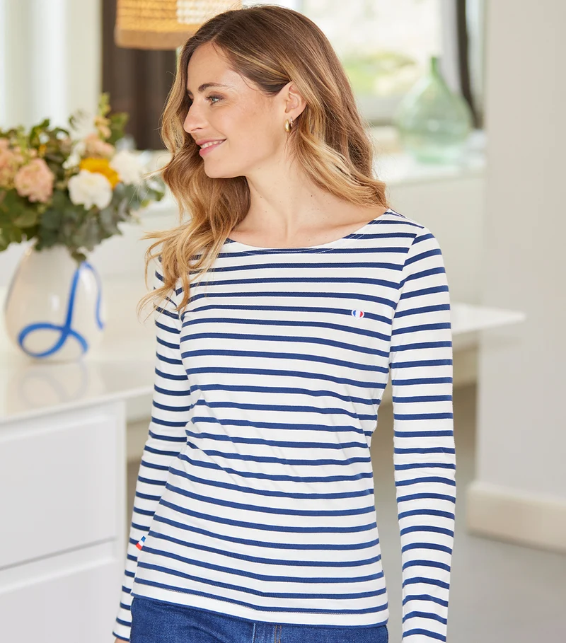 Marinière manches longues Femme - Iconique