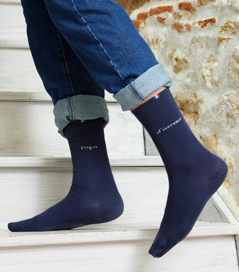 Chaussettes Homme x2 - Pack Papa d'Amour