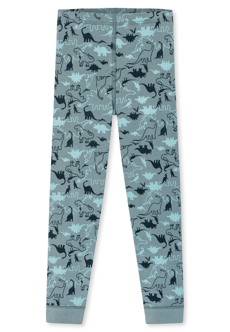 Unterhose lang 2er-Pack Dunkelblau/Petrol gemustert - 95/5