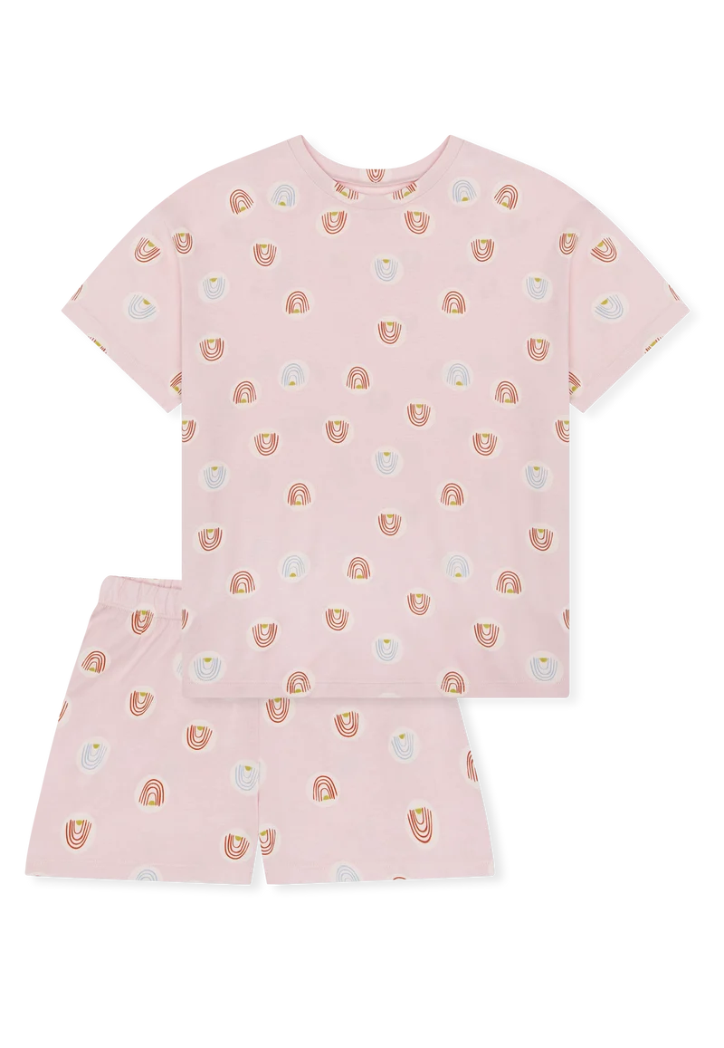 Schlafanzug kurz Rosa gemustert - Teens Nightwear