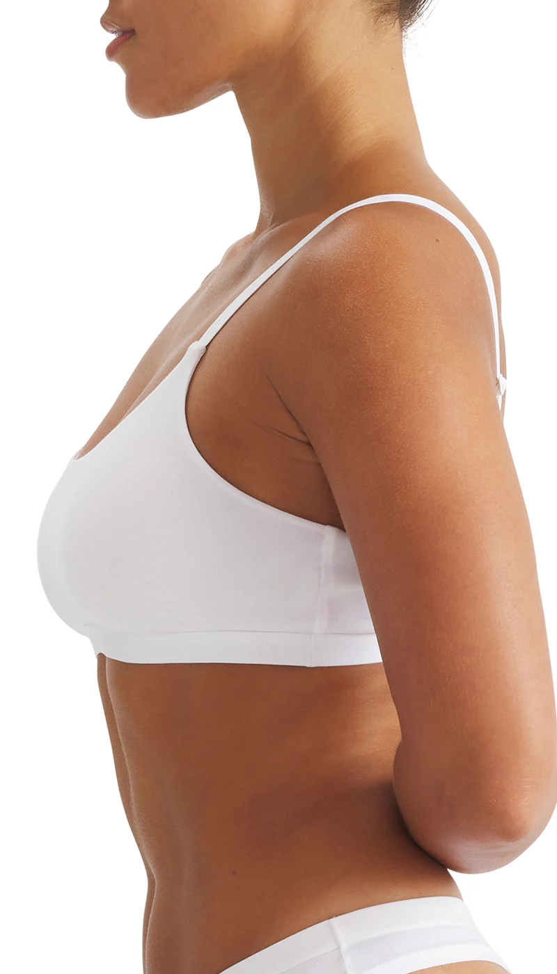 Bustier mit herausnehmbaren Pads Weiss - ADIDAS