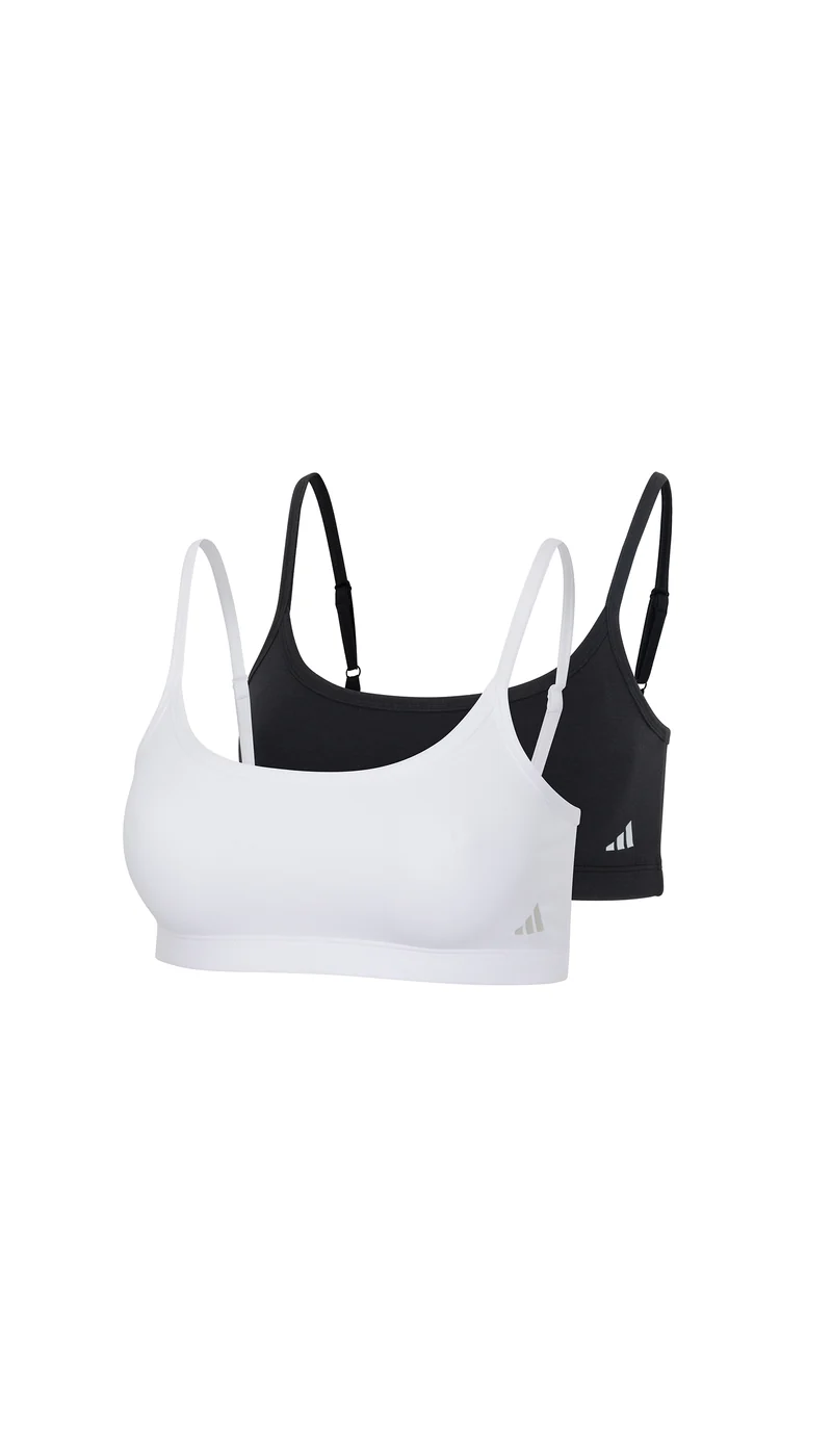 Bustier 2er-Pack Schwarz/Weiss - ADIDAS