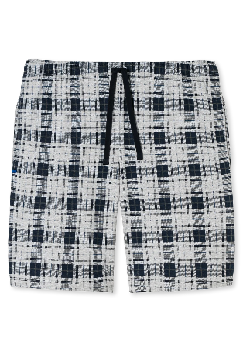 Hose kurz Blau kariert - Mix+Relax