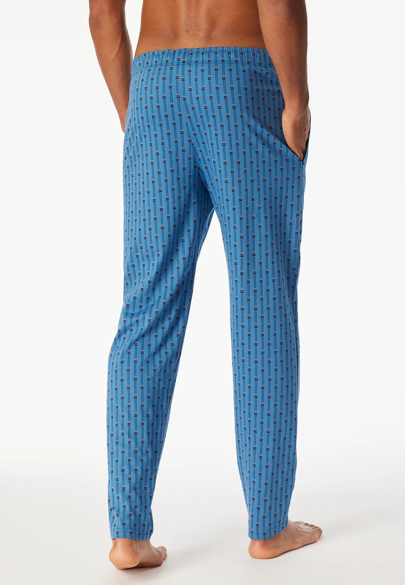 Hose Blau gemustert - Mix+Relax