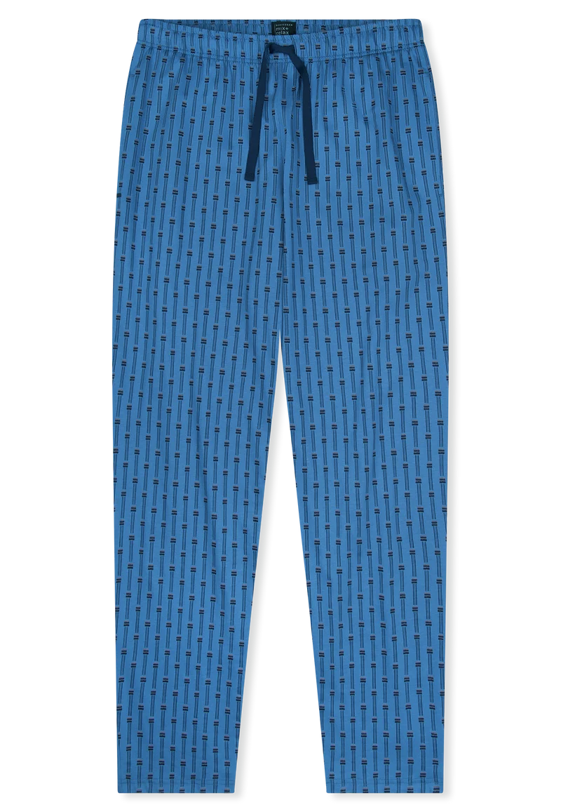Hose Blau gemustert - Mix+Relax