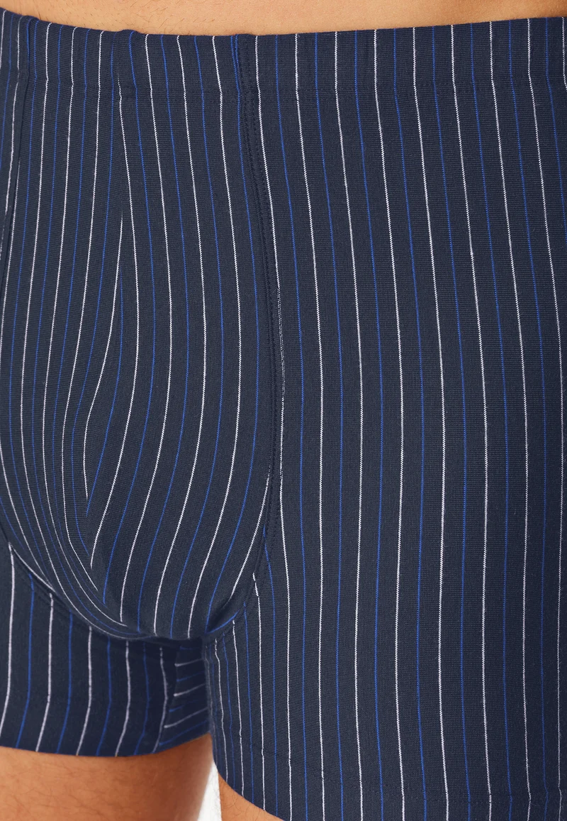 Enge Boxershorts 3er-Pack Dunkelblau gestreift - 95/5