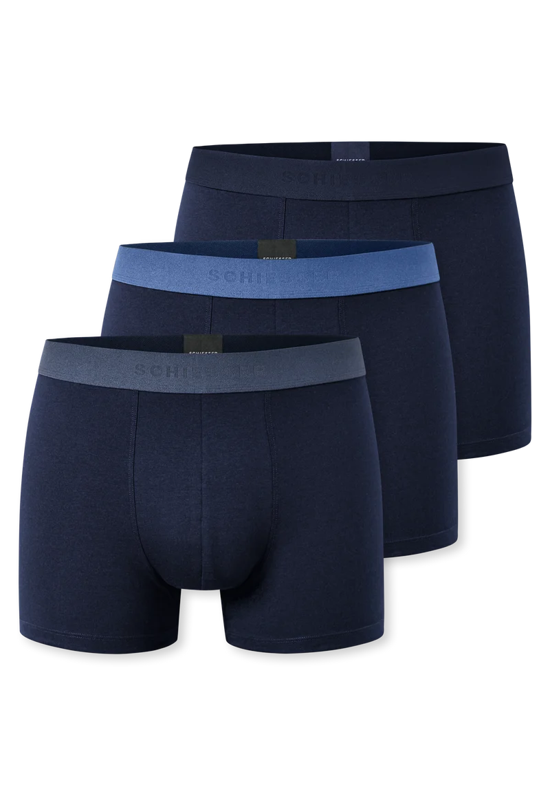 Enge Boxershorts 3er-Pack Dunkelblau - 95/5