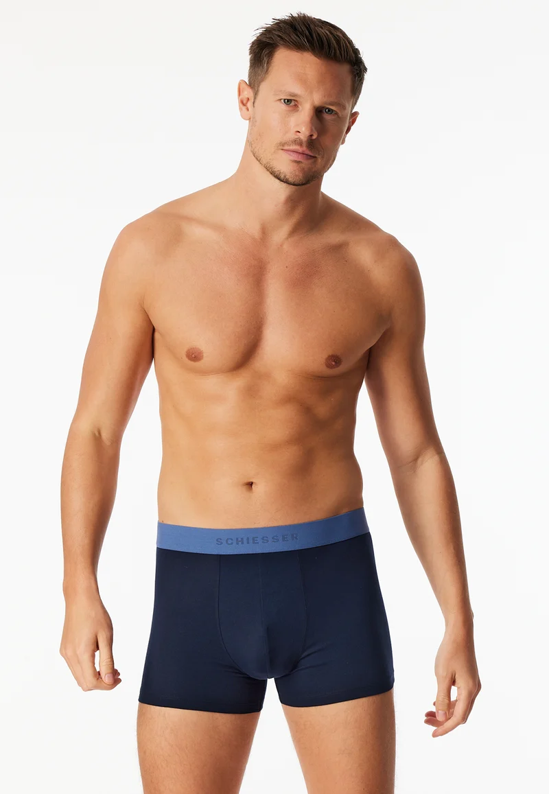 Enge Boxershorts 3er-Pack Dunkelblau - 95/5