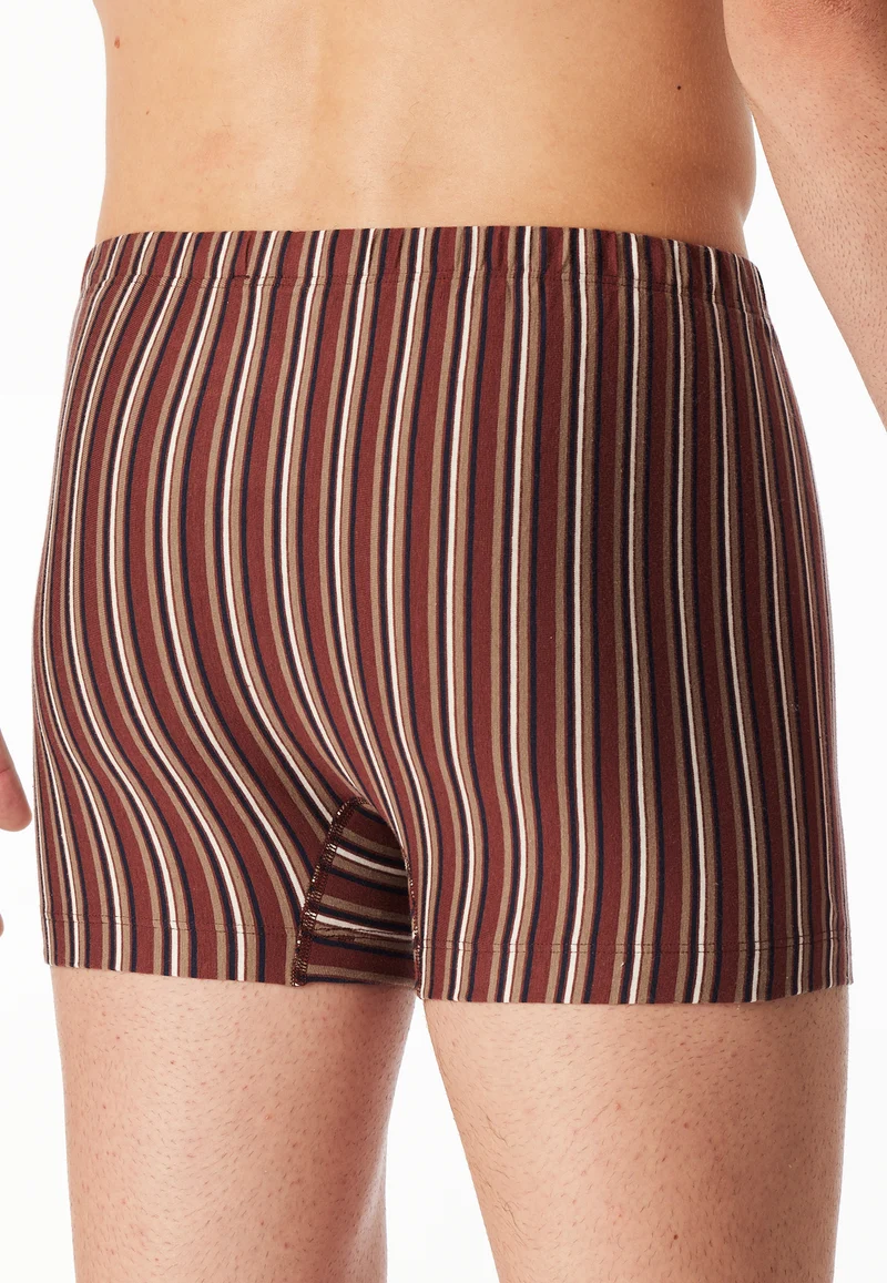 Enge Boxershorts Bordeaux gestreift - 95/5