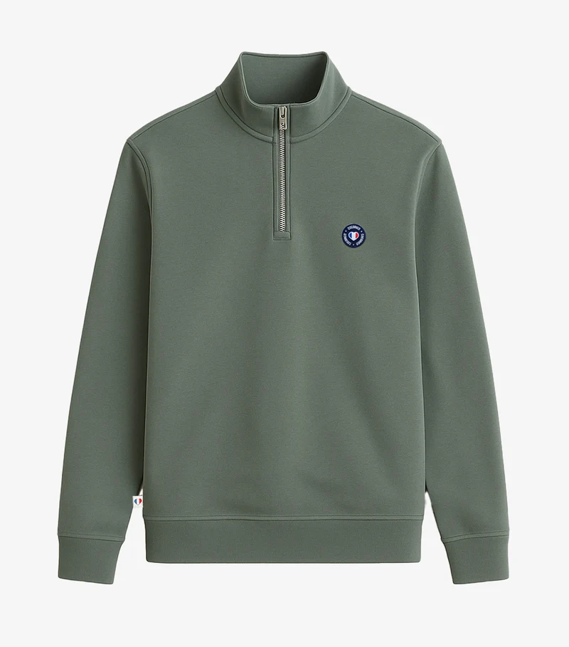 Sweat Camionneur Femme Sauge - Blason