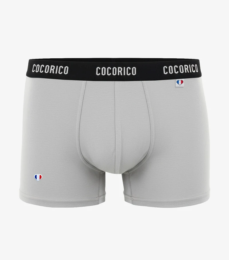 Boxer Homme Signature Gris - Iconique