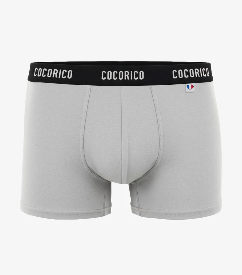 Boxer Homme Signature Gris - Intemporel
