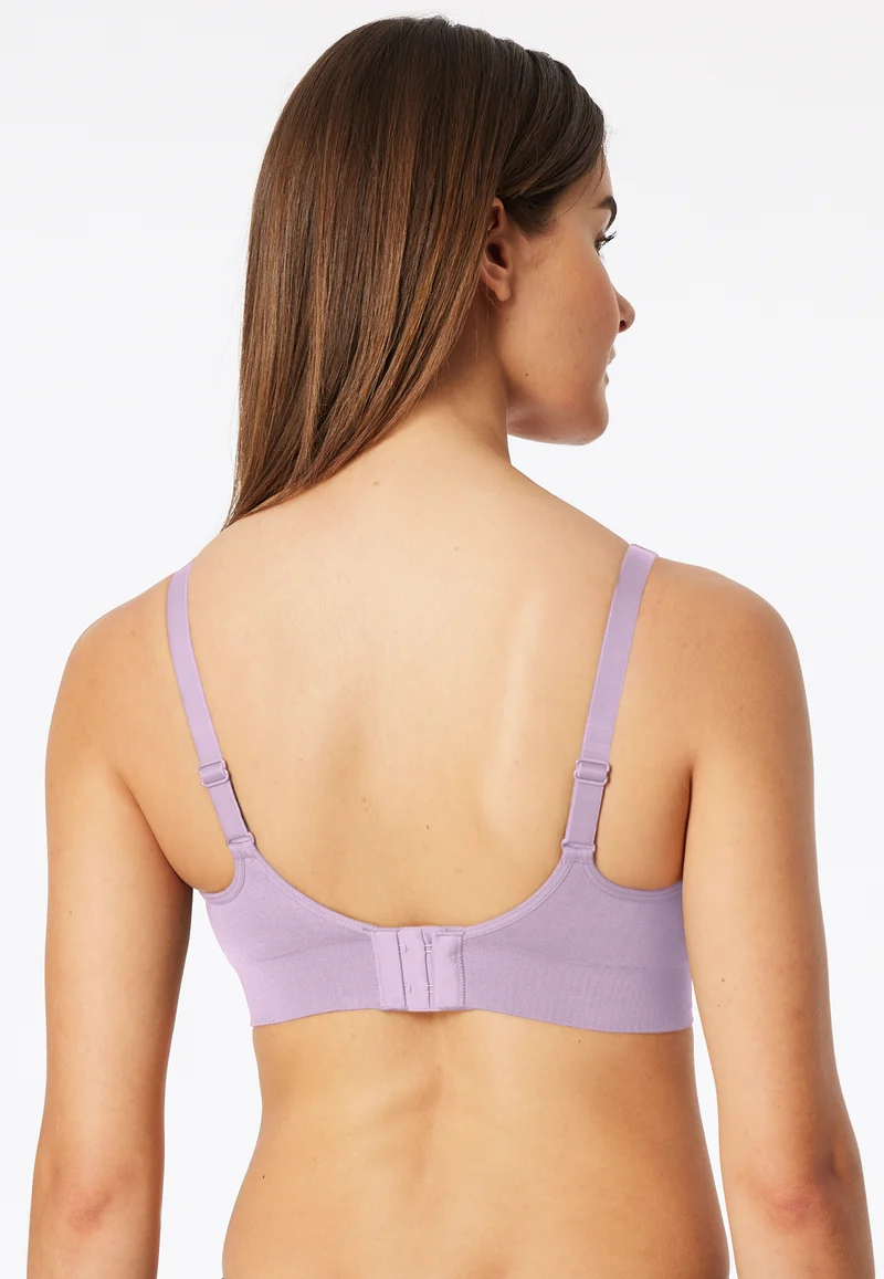 Soft-BH herausnehmbare Pads Flieder - Classic Seamless