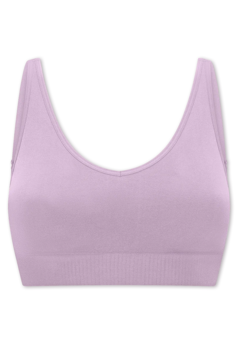 Soft-BH herausnehmbare Pads Flieder - Classic Seamless