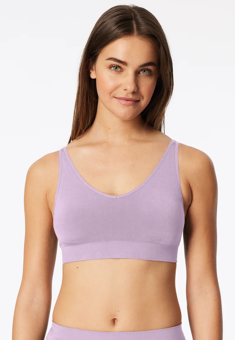 Soft-BH herausnehmbare Pads Flieder - Classic Seamless