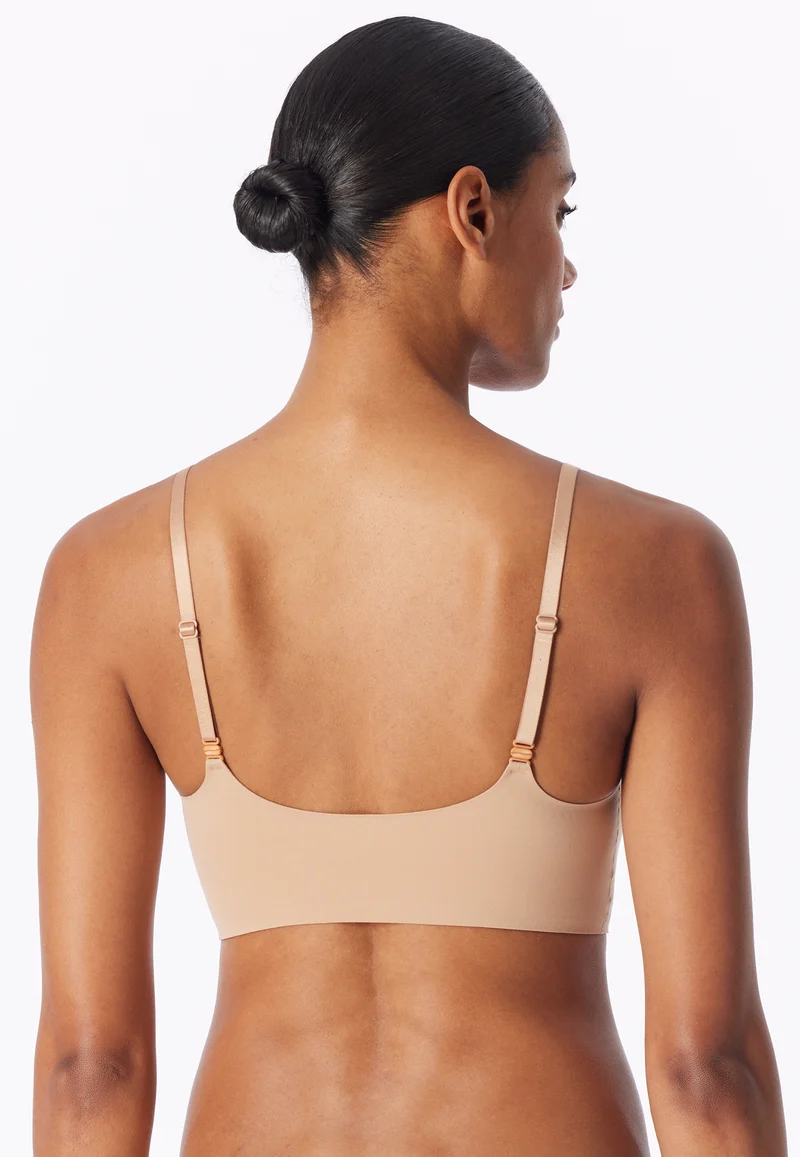 Bustier Seamless mit herausnehmbaren Pads Beige - Invisble Soft