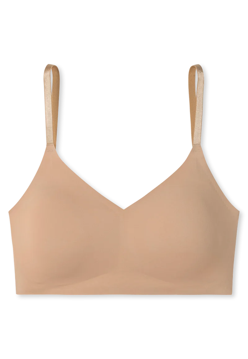 Bustier Seamless mit herausnehmbaren Pads Beige - Invisble Soft